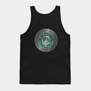 Clan Stirling Crest & Tartan Knot Tank Top